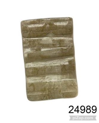 Imagen de ALFOMBRA DE BAÑO 45X75 CM ANTI-SLIP BEIGE 1.26